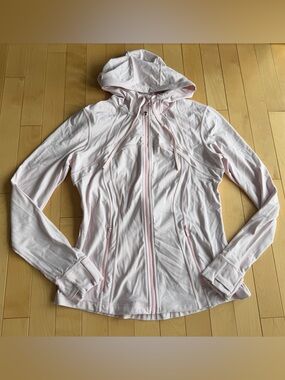 Lululemon strawberry milkshake pink define jacket size 12